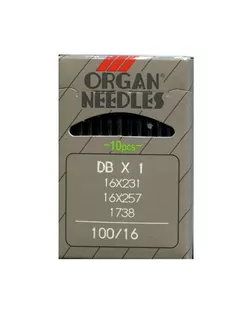 Иглы универсальные ORGAN №100/16 арт. МГ-67310-1-МГ0749452