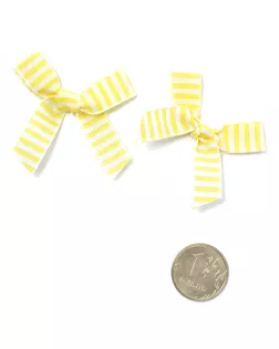 Бантики пришивные 1000шт (02 желтый) арт. МГ-70441-1-МГ0260624