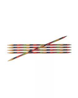 Спицы чулочные Knit Pro 20103 "Symfonie" 2,5мм/15см, дерево, многоцветный, 6шт арт. МГ-82071-1-МГ0761167