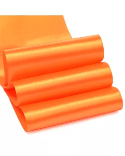 Лента атласная IDEAL ш.10см (3020 ярко-оранжевый) арт. МГ-88502-1-МГ0366962