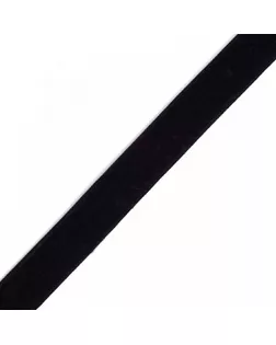 Лента бархатная эластичная нейлон ш.2см (черный) арт. МГ-93498-1-МГ0604745