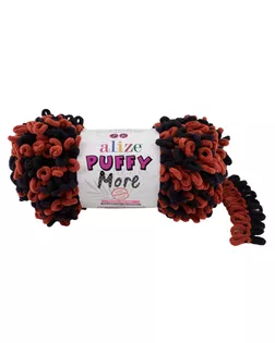 Пряжа для вязания Ализе Puffy More (100% микрополиэстер) 2х150г/11,5м цв.6262 арт. МГ-106695-1-МГ0972425