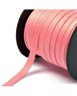 Шнур плоский полиэфир ш.1,2см (розовый) 50м арт. МГ-107793-1-МГ0370556