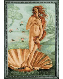 Набор для вышивания РИОЛИС «Рождение Венеры» по мотивам картины С. Боттичелли 40х60 см арт. МГ-109382-1-МГ0985296