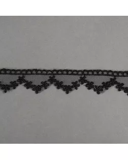 Кружево на сетке KRUZHEVO ш.2см (03 черный) арт. МГ-109576-1-МГ0965929