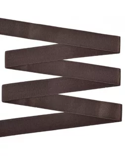 Резинка TBY бельевая (для бретелей) 18мм цв.F304 шоколадно-коричневый уп.25м арт. МГ-113321-1-МГ0757012