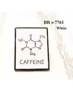 Броши BR s-7761 белый white арт. МБ-3978-1-МБ00000248123