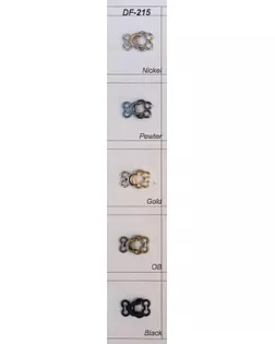 Крючки DF 215 золото gold арт. МБ-3407-3-МБ00000237258