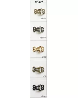 Крючки DF 227 золото gold арт. МБ-3436-1-МБ00000239294