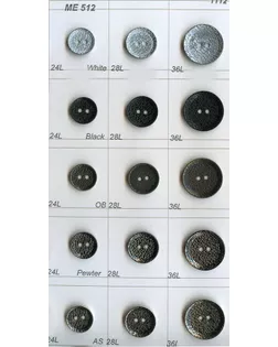 Пуговицы ME 512 арт. МБ-2524-5-МБ00000134025
