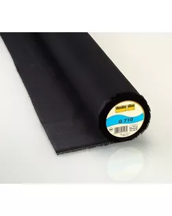 Тканый клеевой прокладочный флизелин G710, черный арт. СВКТ-7074-1-СВКТ0028435