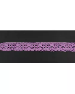 Тесьма кружевная, 30мм, цвет пурпурный, ALFA арт. СВКТ-12220-1-СВКТ0030563