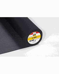 Флизелин клеевой для эластичных тканей H 609, 75см*25м, черный арт. СВКТ-12731-1-СВКТ0404498