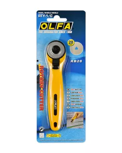 Нож круговой 28мм OLFA RTY-1C/Yellow арт. СВКТ-10668-1-СВКТ0078010