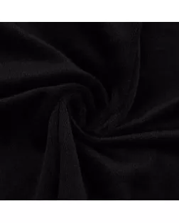 Лоскут плюш, 50 × 50 см, 220 г/м, цвет чёрный №102 арт. СМЛ-232041-5-СМЛ0010062298