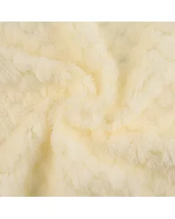 Лоскут плюш «Соты», 50 × 50 см, 220 г/м, цвет молочный №1 арт. СМЛ-232044-1-СМЛ0010062311