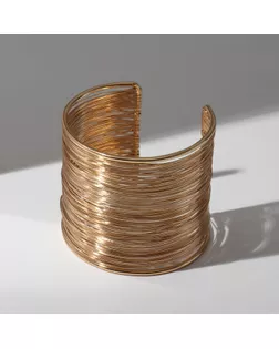 Браслет «Манжета» нити, цвет золото арт. СМЛ-268255-1-СМЛ0010068714