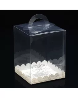 Коробка кондитерская, сундук, упаковка, «Лилии», 14 х 14 х 18 см арт. СМЛ-232286-1-СМЛ0010071157