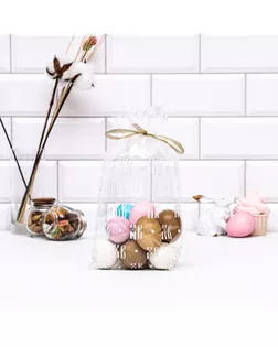 Пакет подарочный "ХВ монограмма", 20 х 35 см, 25 мкм арт. СМЛ-232506-1-СМЛ0010083692