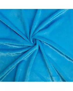 Ткань для рукоделия, «Мех» на трикотажной основе, лоскут 50 × 50 см, цвет голубой арт. СМЛ-233156-1-СМЛ0010114554