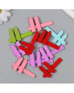 Декор для творчества дерево "Цветной указатель" набор 10 шт 3х5 см арт. СМЛ-234947-1-СМЛ0010235678