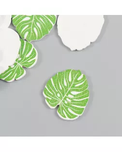 Декор для творчества дерево "Пальмовые листья" набор 20 шт 2,5х2,8 см арт. СМЛ-235202-1-СМЛ0010248554