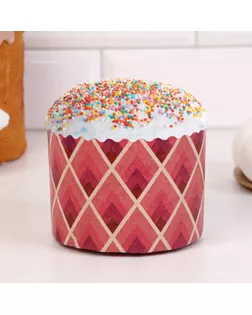 Формы бумажные для кекса, маффинов и кулича "Геометрия" 110х85 мм, МИКС (фасовка 1900 шт) арт. СМЛ-276695-1-СМЛ0010262129