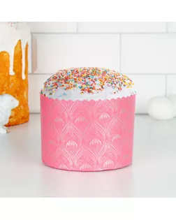 Форма бумажная для кекса, маффинов и кулича "Светлая Пасха" 134х100 мм арт. СМЛ-276513-1-СМЛ0010262254