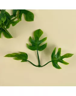 Веточка зелени, размер 1 шт. — 9 × 6 × 6 см, набор — 3 шт. арт. СМЛ-235561-1-СМЛ0010299305