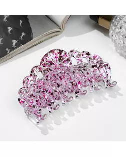 Краб для волос "Бетуль" узор, 9 см, микс арт. СМЛ-235698-1-СМЛ0010309342