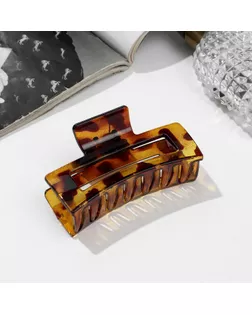 Краб для волос "Леопардовый принт " прямой, 8,5 см, микс арт. СМЛ-235787-7-СМЛ0010309572