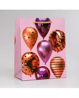 Пакет ламинированный «Шарики», MS 18 × 23 × 10 см арт. СМЛ-236251-1-СМЛ0010330059
