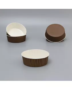 Форма для выпечки "Маффин", коричневый, 13,6 х 5 см арт. СМЛ-236721-1-СМЛ0010345215