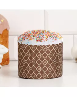 Формы бумажные для кекса, маффинов и кулича "ХВ Золотое" 110х85 мм (фасовка 1900 шт) арт. СМЛ-266520-1-СМЛ0010353205