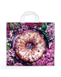 Пакет "Сладкий аромат", полиэтиленовый с петлевой ручкой, 37 х 34 см, 70 мкм арт. СМЛ-236912-1-СМЛ0010353253