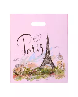 Пакет "Матье", полиэтиленовый с вырубной ручкой, 36х43 см, 35 мкм арт. СМЛ-236914-1-СМЛ0010353256