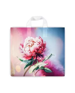 Пакет "Сандра", полиэтиленовый с петлевой ручкой, 37 х 34 см, 70 мкм арт. СМЛ-236931-1-СМЛ0010353281