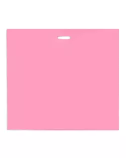 Пакет полиэтиленовый с вырубной ручкой, 64-60+8 60 мкм Розовый арт. СМЛ-236983-1-СМЛ0010359385