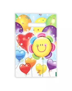 Пакет "Семицветик", полиэтиленовый с вырубной ручкой, 20х30 см, 30 мкм арт. СМЛ-237214-1-СМЛ0010370996