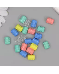 Бусины для творчества пластик "Гранённый цилиндр" МИКС набор 20 гр 0,8х0,8х1,2 см арт. СМЛ-238107-1-СМЛ0010428558