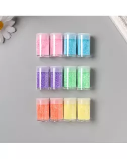 Декор для творчества в банке "Стружка неоновая" набор 12 шт 13,4х8,8х3 см арт. СМЛ-238267-1-СМЛ0010439991