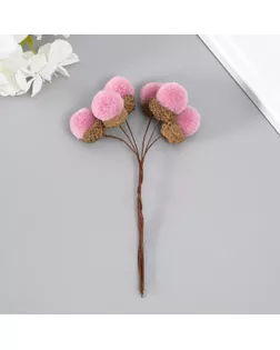 Цветы для декорирования "Хлопчик" лиловый 1 букет= 6 веточек d=2 см 11 см арт. СМЛ-238285-1-СМЛ0010443036