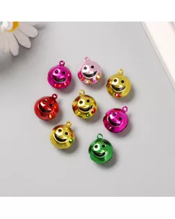 Набор декора для творчества металл "Смайл" цветные набор 8 шт арт. СМЛ-238548-1-СМЛ0010449598