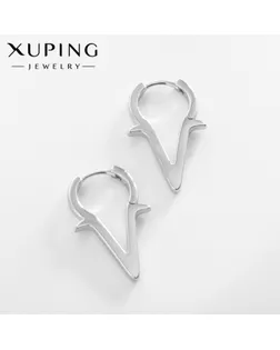 Серьги металл XUPING галка, цвет серебро арт. СМЛ-238609-1-СМЛ0010453264