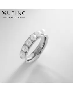 Кольцо XUPING бусины, цвет серебро, размер 17 арт. СМЛ-238741-1-СМЛ0010453517