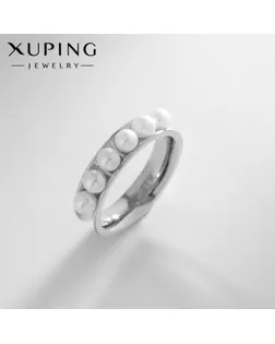 Кольцо XUPING бусины, цвет серебро, размер 18 арт. СМЛ-238741-2-СМЛ0010453518