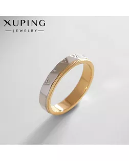 Кольцо XUPING ажур, цвет белый в золоте, размер 19 арт. СМЛ-238755-2-СМЛ0010453597