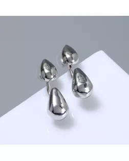 Серьги металл «Стиль» неоны мини, цвет серебро арт. СМЛ-239511-2-СМЛ0010470678