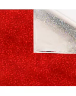 Пленка голографическая, "Конфетти", красная, 70 см х 1 м арт. СМЛ-240104-1-СМЛ0010486178