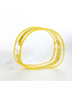 Косметичка на молнии, с ручкой, цвет жёлтый арт. СМЛ-240122-3-СМЛ0010488024